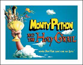 Monty Python and the Holy Grail Tin Sign