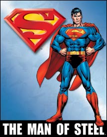 Superman The Man of Steel Tin Sign