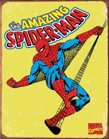 The Amazing Spiderman Retro Tin Sign