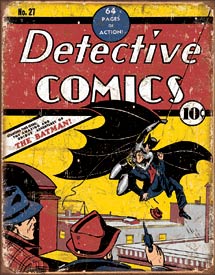 Detective Comics No27 Tin Sign