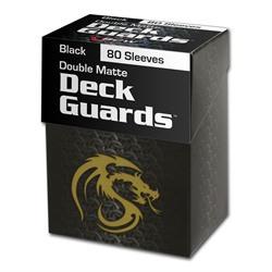 Deck Guard: Double Matte: Black (80) Sleeves