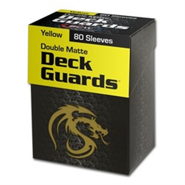 Deck Guard: Double Matte: Yellow (80) Sleeves