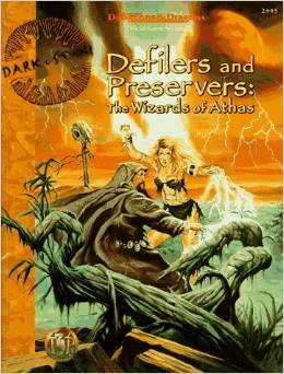 Dungeons and Dragons 2nd ed: Dark Sun: Defilers and Preservers: The Wizards of Athas - Used