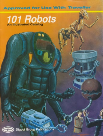 Traveller RPG: 101 Robots an Illustrated Catalog - Used