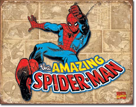 The Amazing Spider-Man Tin Sign