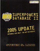 Hero System 5th ed: Champions: Until Superpowers Database II: 2005 Update - Used