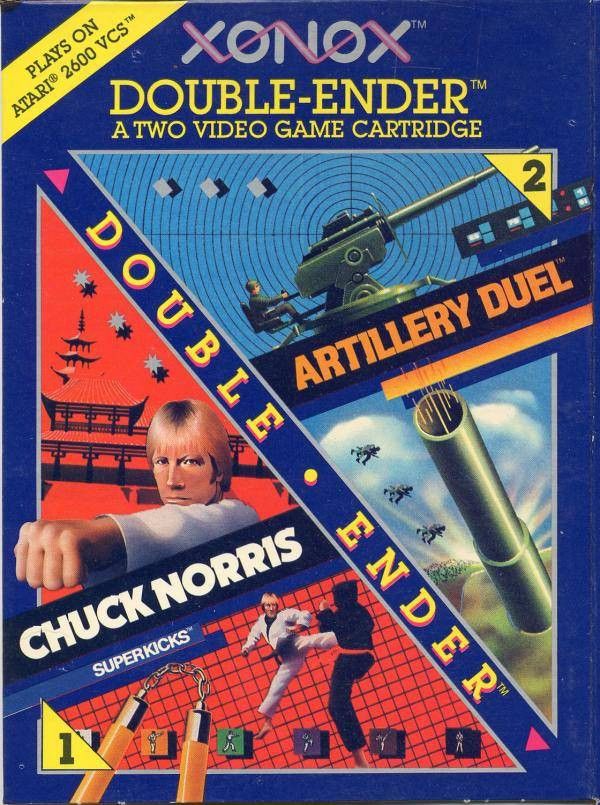 Chuck Norris and Artillery Duel - Atari 2600