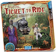 Ticket to Ride Map: The Heart of Africa