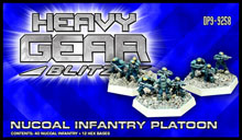 Heavy Gear: Blitz: Nucoal Infantry Platoon