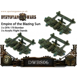 Dystopian Wars: Empire of the Blazing Sun: Bombers (3): DWBS06