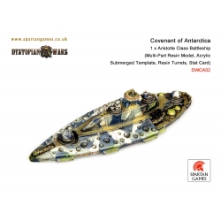 Dystopian Wars: Covenant of Antarctica: Aristotle Battleship: DWCA02