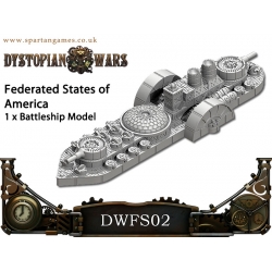 Dystopian Wars: Federated States of America: Independence: Battleship: DWFS02