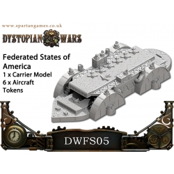 Dystopian Wars: Federated States of America: Saratoga Fleet Carrier: DWFS05
