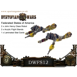 Dystopian Wars: Federated States of America: John Henry: Robots (2): DWFS12