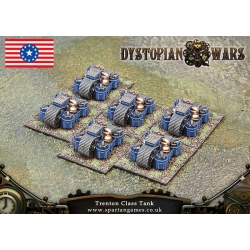 Dystopian Wars: Federated States of America: Trenton: Medium Tank: DWFS23