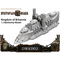 Dystopian Wars: Kingdom of Britannia: Ruler Battleship: DWKB02