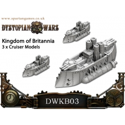 Dystopian Wars: Kingdom of Britannia: Tribal Cruiser: DWKB03