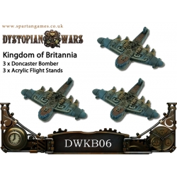 Dystopian Wars: Kingdom of Britannia: Doncaster: Bombers: DWKB06