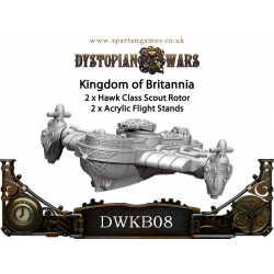 Dystopian Wars: Kingdom of Britannia: Hawk Scout Rotor: DWKB08 