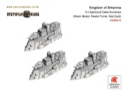 Dystopian Wars: Kingdom of Britannia: Agincourt Class Gunship - DWKB16