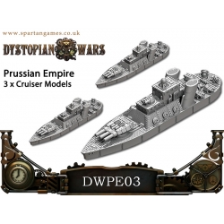 Dystopian Wars: Prussian Empire: Reiver Cruiser: DWPE03