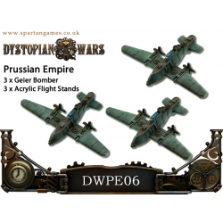 Dystopian Wars: Prussian Empire: Geier: Bombers (3): DWPE06