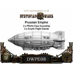 Dystopian Wars: Prussian Empire: Pficht: Scoutship (2): DWPE08