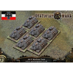 Dystopian Wars: Prussian Empire: A6-V: Medium Tank: DWPE23