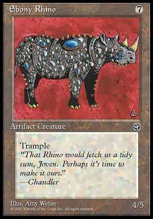Ebony Rhino 