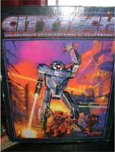 Classic Battletech 2nd ed: Citytech: the Advanced Battletech Game of 3050 Combat Box Set - Used