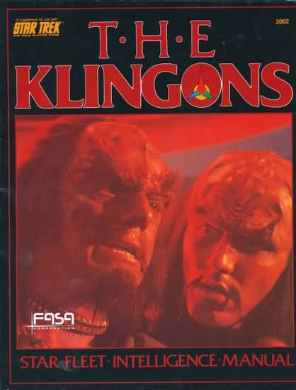 Star Trek RPG: the Klingons: Star Fleet Intelligence Manual - Used
