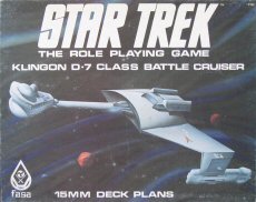 Star Trek 1st Ed: The Role Playing Game Box Set: Klingon D-7 Class Battle Cruiser
