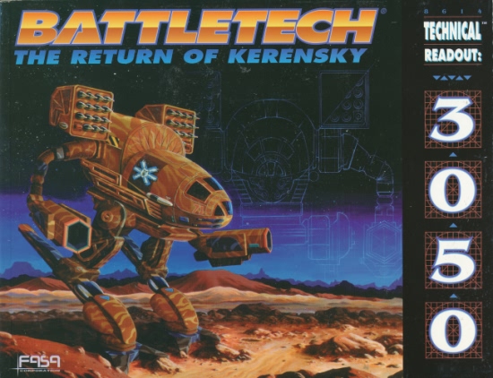 Battletech: the Return of Kerensky: Technical Readout 3050 - Used