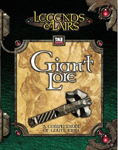 D20: Legends and Lairs: Glant Lore - Used