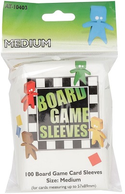 Deck Protector: Medium Board Game Green (100 Sleeves)