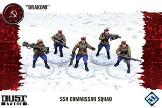 Dust Tactics: Drakoni: SSU Commissar Squad