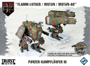 Dust Tactics: Flamm-Luther / Wotan / Wotan - Ar: Panzer-Kampflaufer III