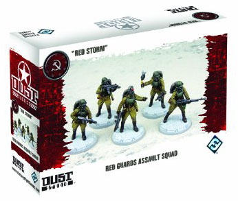 Dust Tactics: Red Guards Assault Squad