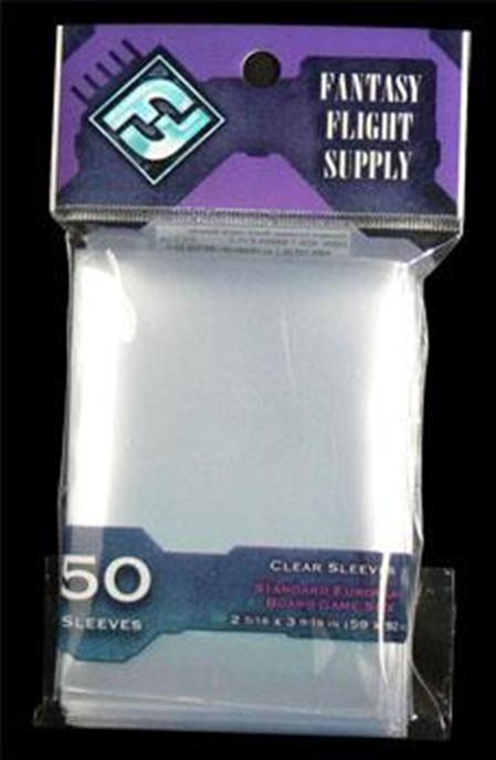 Clear Sleeves: Standard European Board Game Size (code Purple)