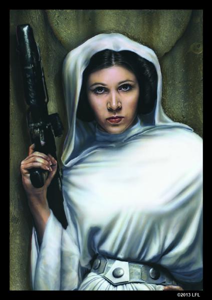 Art Sleeves: Star Wars: Princess Leia (50) with Gun