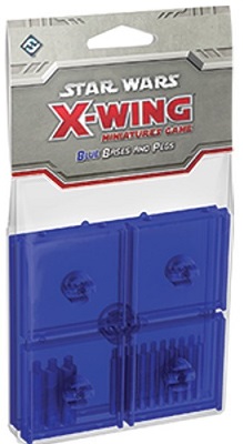 Star Wars: X-Wing Miniatures Game: Blue Bases and Pegs