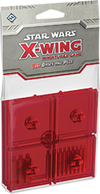 Star Wars: X-Wing Miniatures Game: Red Bases and Pegs
