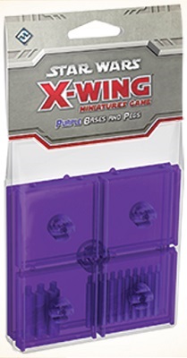 Star Wars: X-Wing Miniatures Game: Purple Bases and Pegs