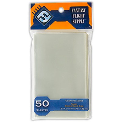 Clear Sleeves: Tarot Board Game Size (code Orange)