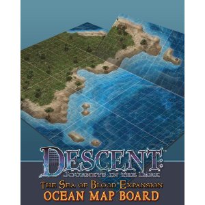 Descent: Journeys in the Dark: The Sea of Blood Expansion Ocean MAP Board