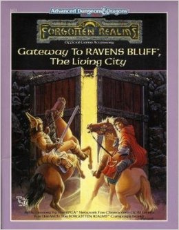 Dungeons and Dragons 2nd ed: Forgotten Realms: Gateway to Ravens Bluff, the Living City - Used