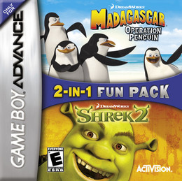 Shrek 2 and Madagascar - GBA
