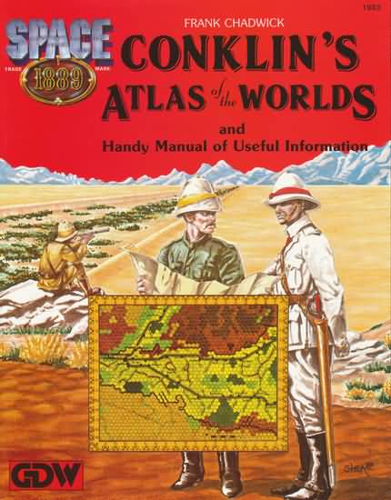Conklins Atlas of the Worlds and Handy Manual of Useful Information: Space 1889 - Used