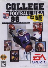 College Football USA 96 in the Box - Genesis