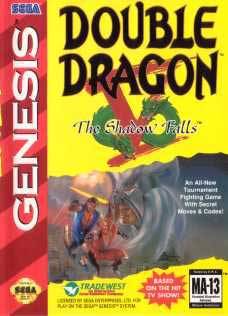 Double Dragon V The Shadow Falls with Box - Genesis